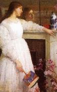 James Abbott McNeil Whistler The Little white Girl painting